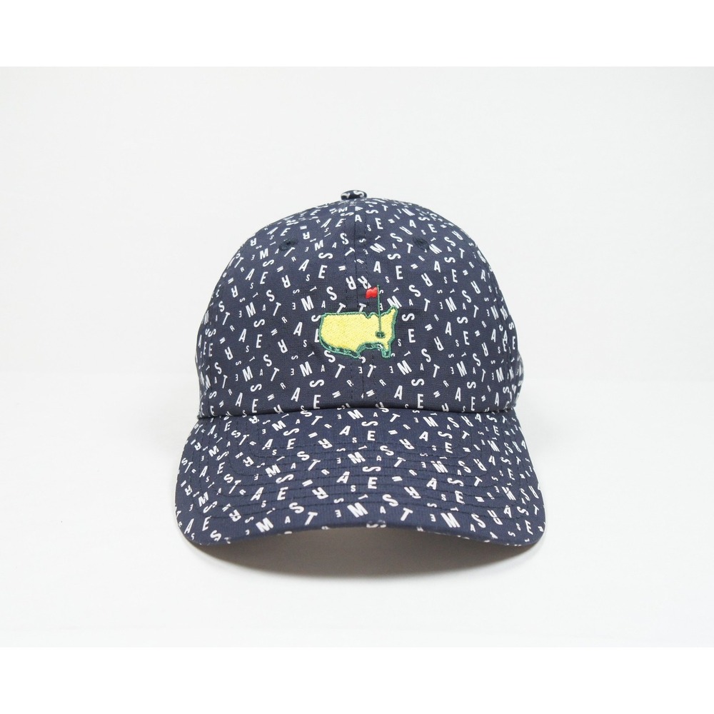 Masters Hat Adult Blue All Over Print Augusta National Golf Adjustable Dad Cap
